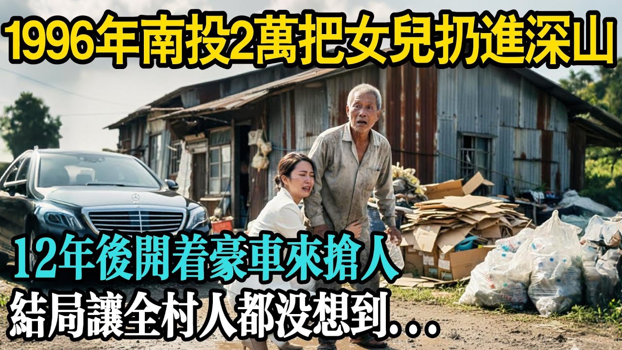 1996 年南投深山，狠心父母扔下 2 萬台幣把 5 歲女兒丟給果農！18 年後開著賓士車回來搶人，女兒的一個舉動，親生父母當場看傻了眼！#原創#情感#民間故事#真實故事 #台灣