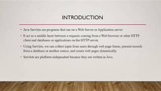 Servlets in Web Technology