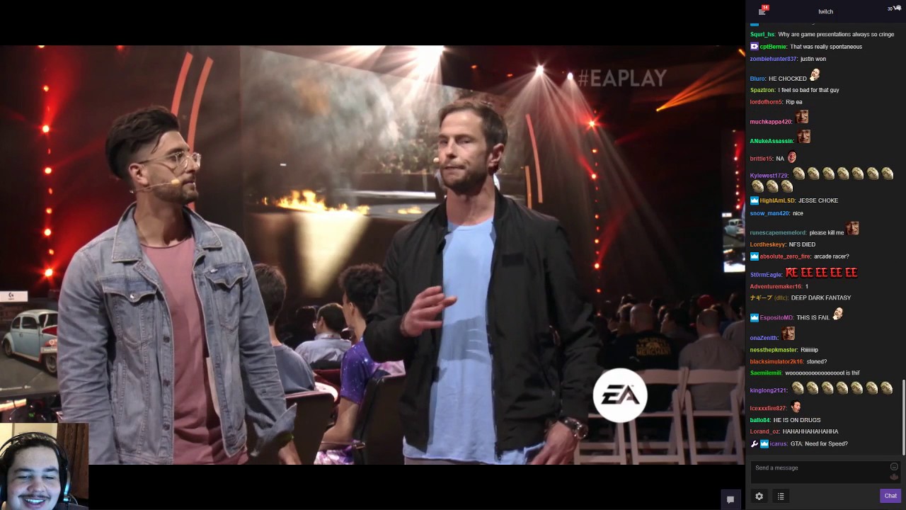 Greekgodx Reacts to Jesse Wellens Cringe at E3 2017