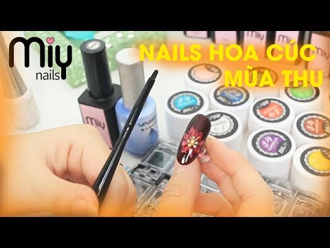 Video Hướng dẫn cách vẽ gel nails hoa cúc 3D cơ bản cho... - youtube