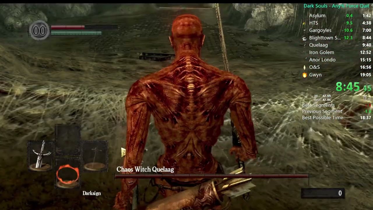 Dark Souls - Any% Force Quit - 18:51 (Former World Record)