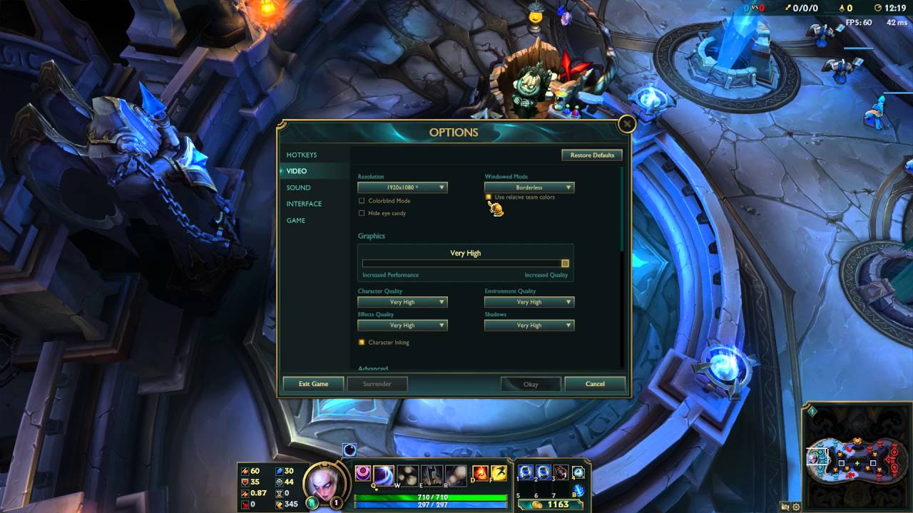 How to disable use of relative team colors in league of legends - YouTube