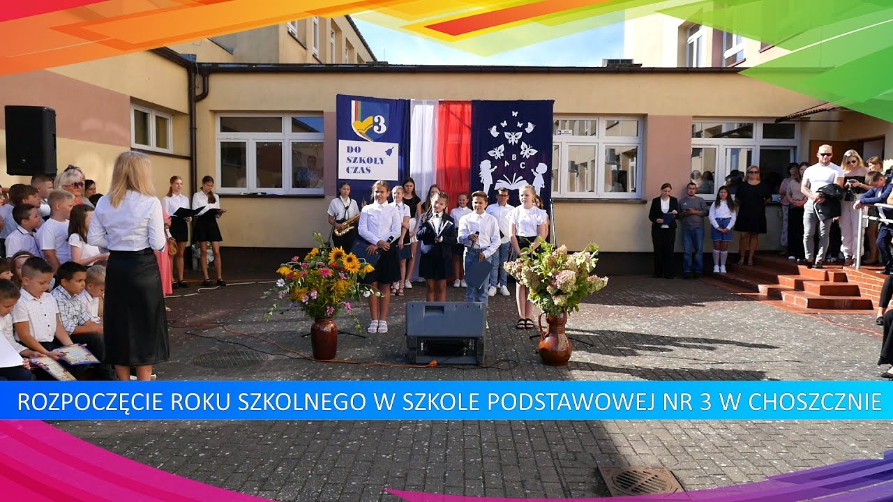 Rozpoczęcie roku szkolonego w SP nr 3 w Choszcznie