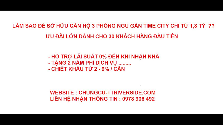 Chung cu ntt review vinh hung