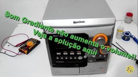 Som Gradiente não aumenta o volume Veja a solução aqui