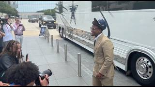 Watch Cowboys 1st pick Caleb Downs arrive at the Star. ⭐️👏💪