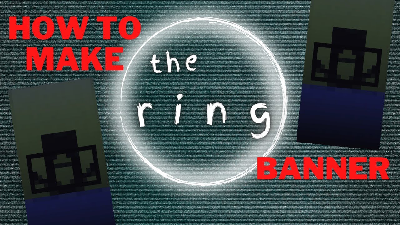 How to Make The Ring Banner in Minecraft | Halloween Decoration ...