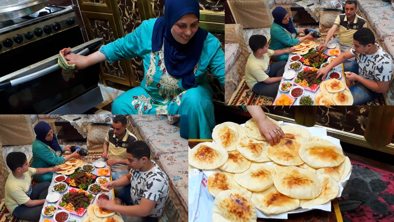 ماهو لازم نغير عزمت ولادى وجوزى على اكل الافراح فى البيت عجنت وخبزت واحلى كفته مشويه والحكم ليكم