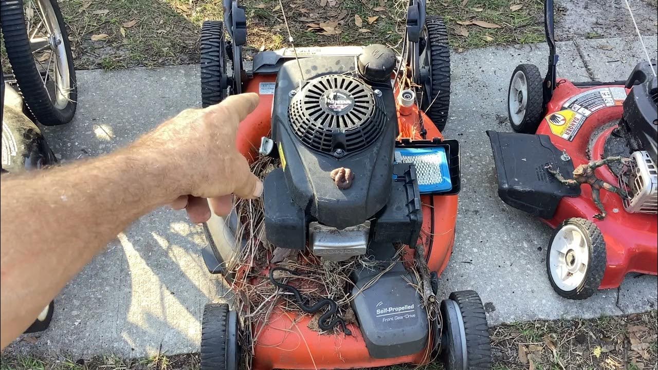 3 JUNK lawn mowers for 30...This could have been a BIG mistake