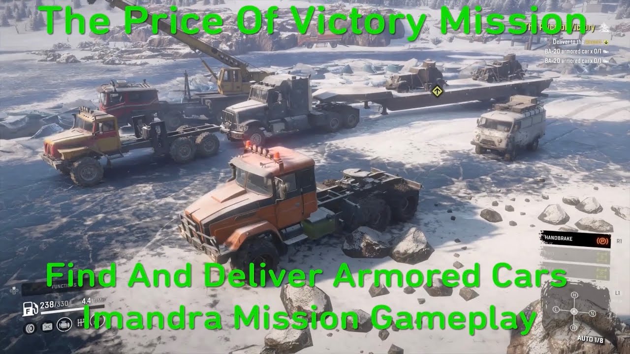 SnowRunner The Price Of Victory Mission Gameplay Imandra YouTube
