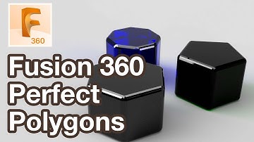 3D Model Perfect Regular Polygons in Fusion 360 Tutorial