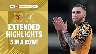 5 IN A ROW! | Hull City v Swansea City extended highlights