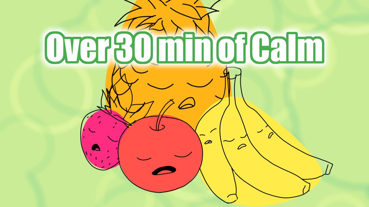 Fruitland Lullaby A 30Minute Naptime with Cartoon Fruit Friends 🎶🌙🍎