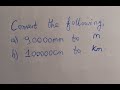 Changing Units of Distance – Simple and Easy (millimeters to meters and centimeters to kilometers)