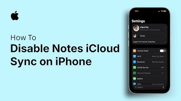 How to Disable Notes iCloud Sync on iPhone