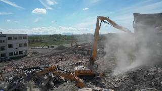 Construction Site Sounds 4K (3 Hours) – Excavator Digging &amp; Demolition Ambience