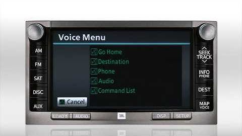 Navigation (map/voice screen) Venza Toyota of Slidell