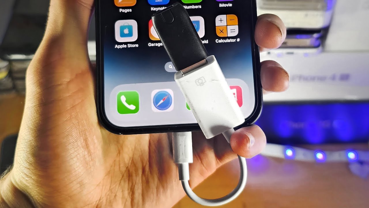 ANY iPhone How To Access USB! 