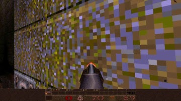 Amiga 600 Vampire 2 X11 core Gold 2.7 Hires Quake 640X400