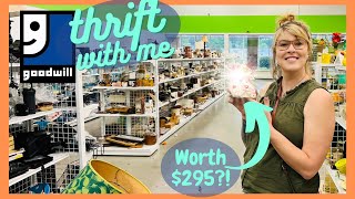 SCORE! No Idea It Was WORTH $295! | GOODWILL Thrift With Me | Reselling