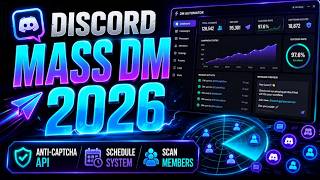 DISCORD MASS DM , REPORT, SPAM BOT 2026 WORKING [ANTI hCAPTCHA]