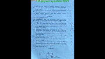HA first year || physics question paper 2079 #question #youtubeshorts #Notes with Nazni #shorts