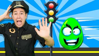 Traffic Light Safety Song | Save The Surprise Eggs | Tigiboo