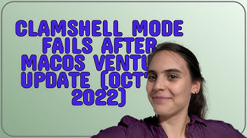 Apple: Clamshell Mode fails after macOS Ventura update (Oct