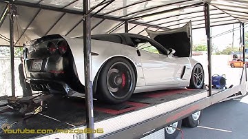 Corvette Z06 Dyno Pull | Great Exhaust Note!