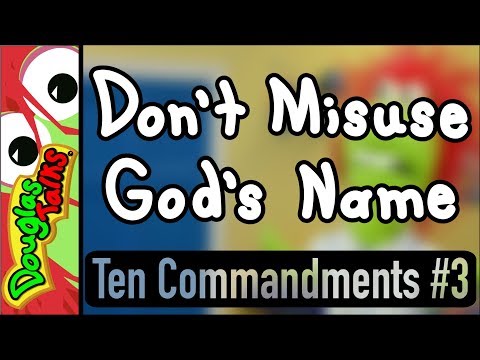 Video: Missbruka inte Guds namn bibelvers?