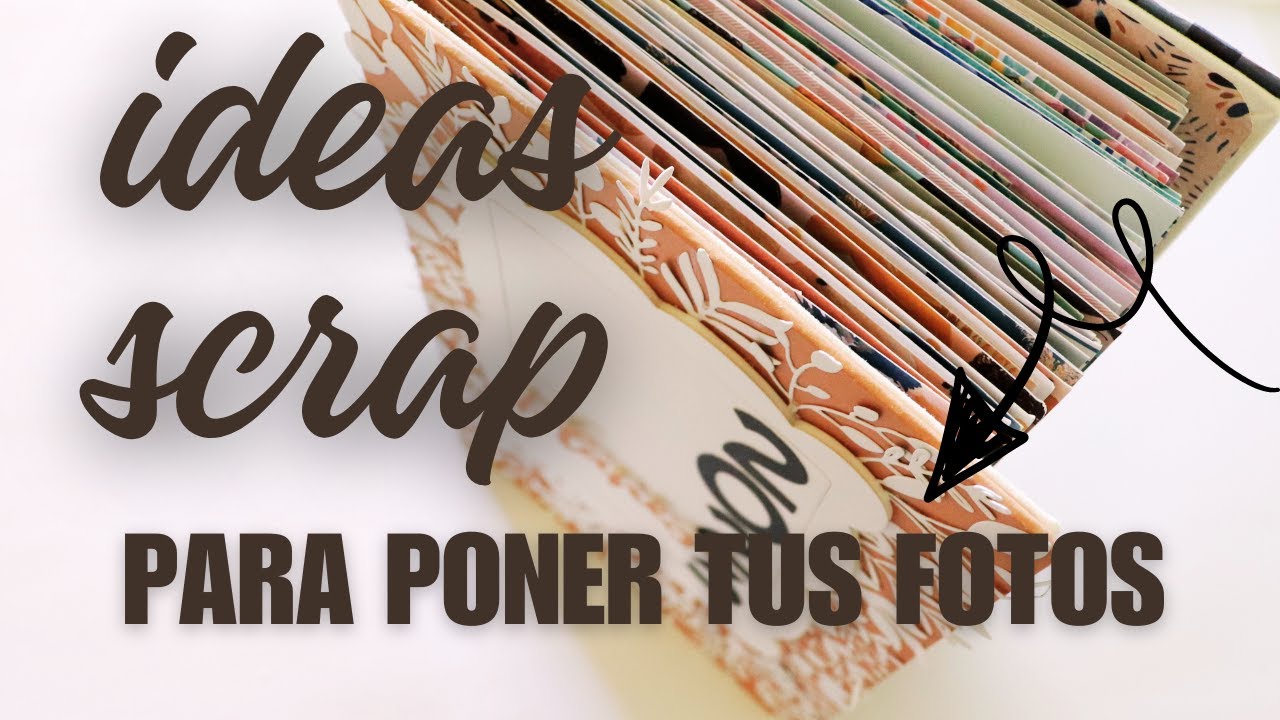 💡100 IDEAS, 5 ERRORES Y MUCHOS TIPS👉El paso a paso para llenar tu álbum de fotos😍INSPIRACION SCRAP