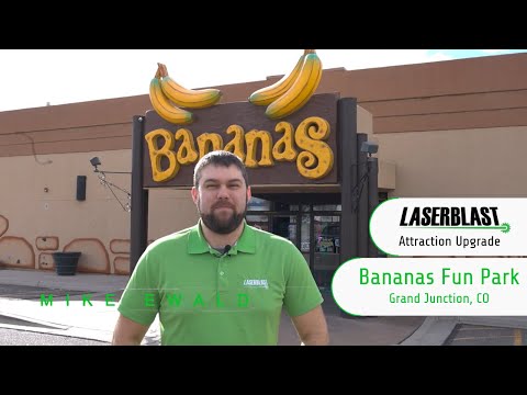 Go Bananas for the upgraded laser tag equipment and arena at Banana's Fun Park in Colorado