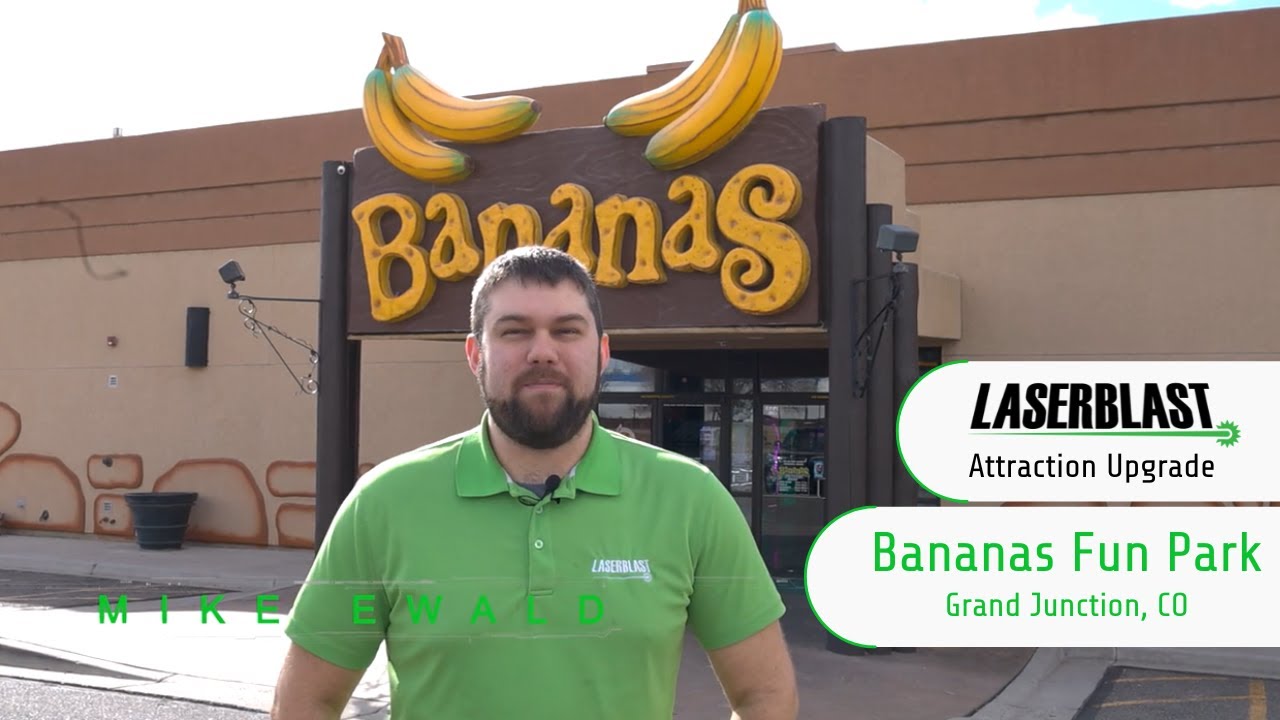 Go Bananas for the upgraded laser tag equipment and arena at Banana's