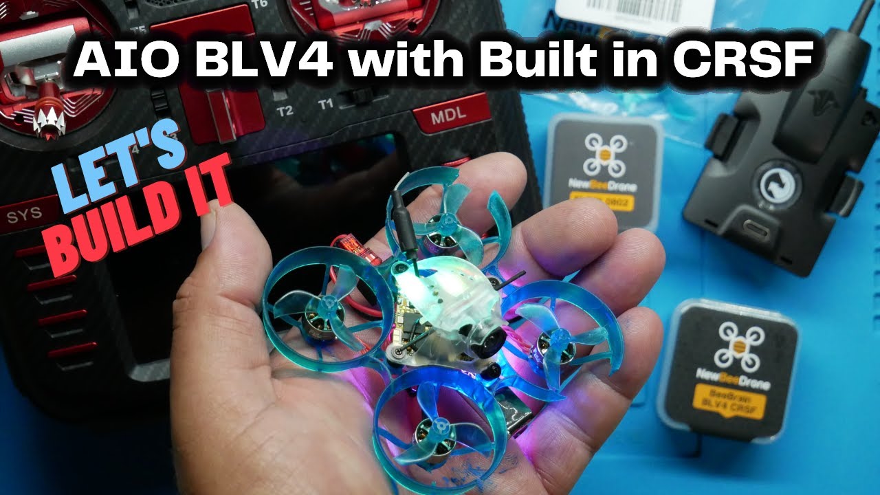 Let's Build The Ultimate Whoop Drone with Built in Crossfire!! 🔥 All New BLV4!