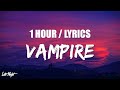 Olivia rodrigo  vampire 1 hour loop lyrics