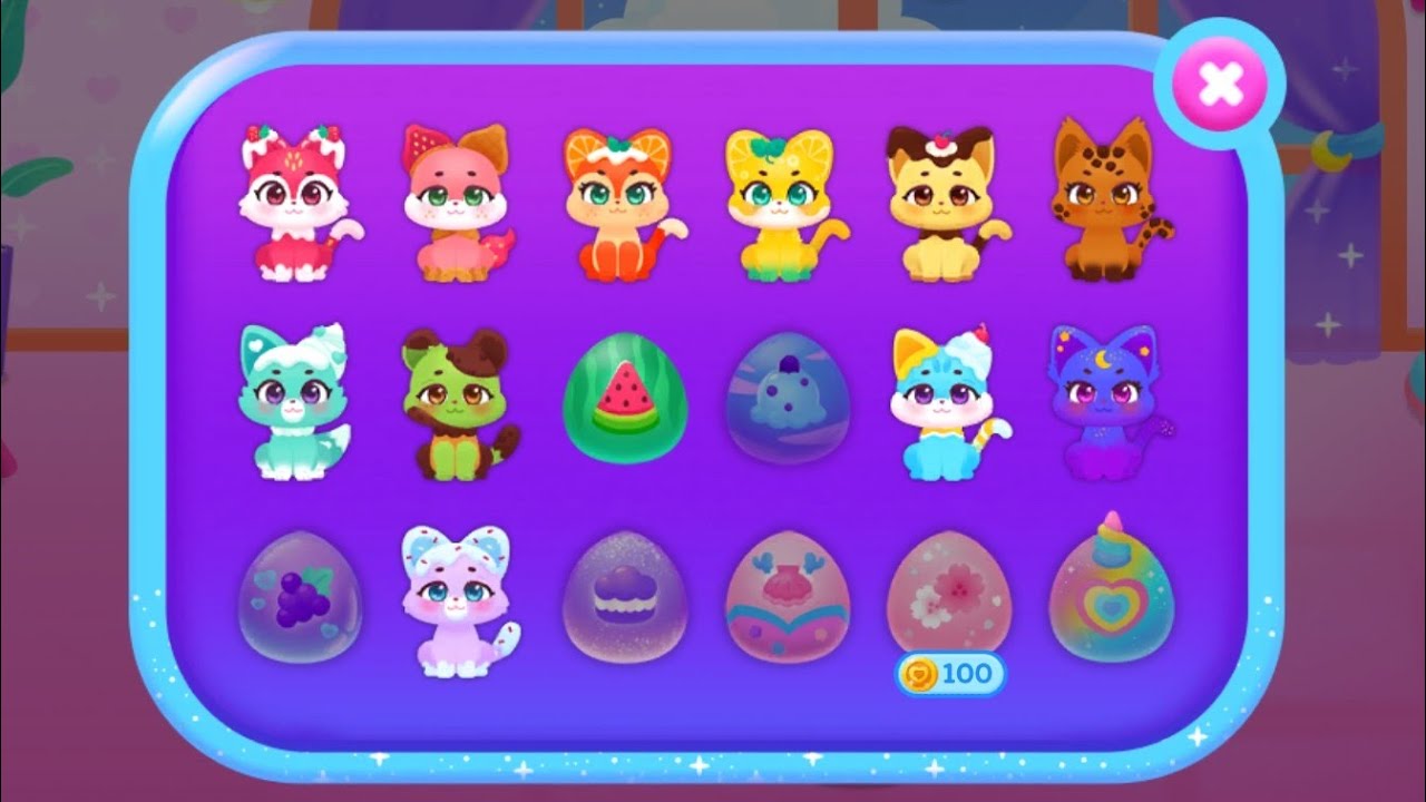 Cotton candy 🍬 Kitten gamePlay 😁