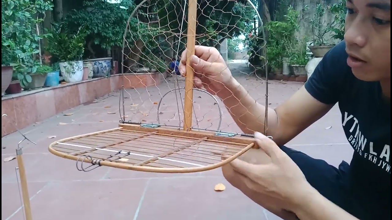 mẹt cài sâu bẫy chim các loại,chòe mào,mi, khướu, oanh cổ đỏ kiểu mới