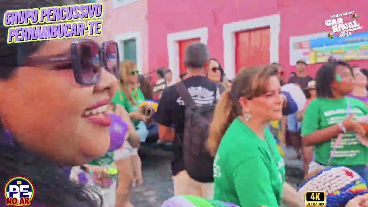 [PRÉVIAS 2026] GRUPO PERCUSSIVO PERNAMBUCAR-TE TRAZENDO ANCESTRALIDADE NAS LADEIRAS DE OLINDA