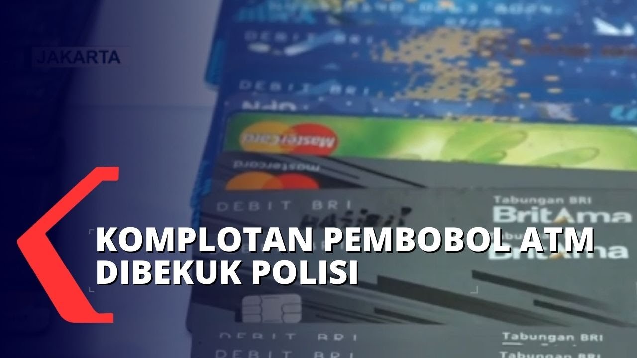 Komplotan Pembobol Atm Wilayah Jakarta Dan Lampung Berhasil Ditangkap Polisi Youtube