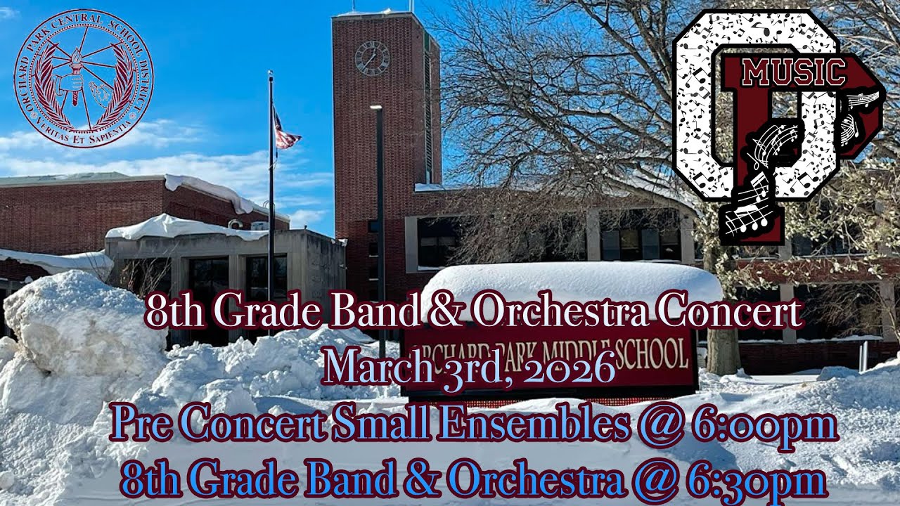 8th Grade Band & Orchestra Mid-Winter Concert