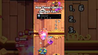 How Cheap Can You Defend This ? Evolution Witch and ice Spirit #clashroyale