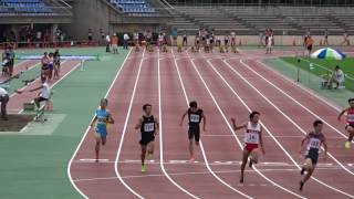 2017/07/30 平塚ナイター陸上 100m 3-8組