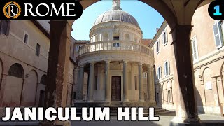 Rome guided tour ➧ Janiculum Hill (1) [4K Ultra HD]