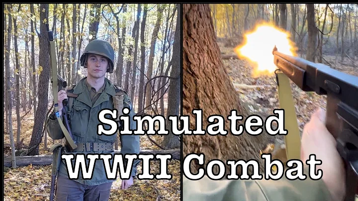 Realistic Simulated WWII Combat with Thompson SMG
