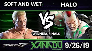 F@X 321 Tekken 7 - Halo (Jack) Vs. Soft and Wet (Geese) T7 Winners Finals screenshot 4