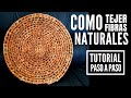 INCREIBLE Y FACIL FORMA PARA TEJER FIBRAS NATURALES QUE TU MISMO PUEDES HACER!! GRATIS EN TU CASA!!