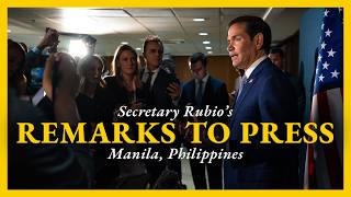 Secretary of State Marco Rubio Remarks to the Press