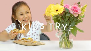 Kids Try: Edible Flowers | Outdoor Series | HiHo Kids