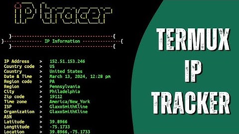 IP tracer Installation Using Termux tutorial 2024/25 #how