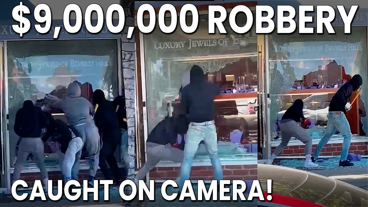 TERRIFYING $9,000,000 JEWELRY HEIST IN BEVERLY HILLS!!